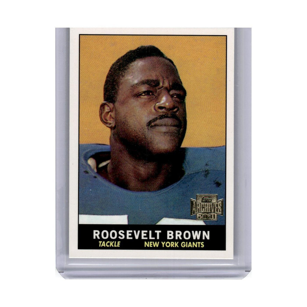 2001 Topps Archives Roosevelt Brown Giants #88