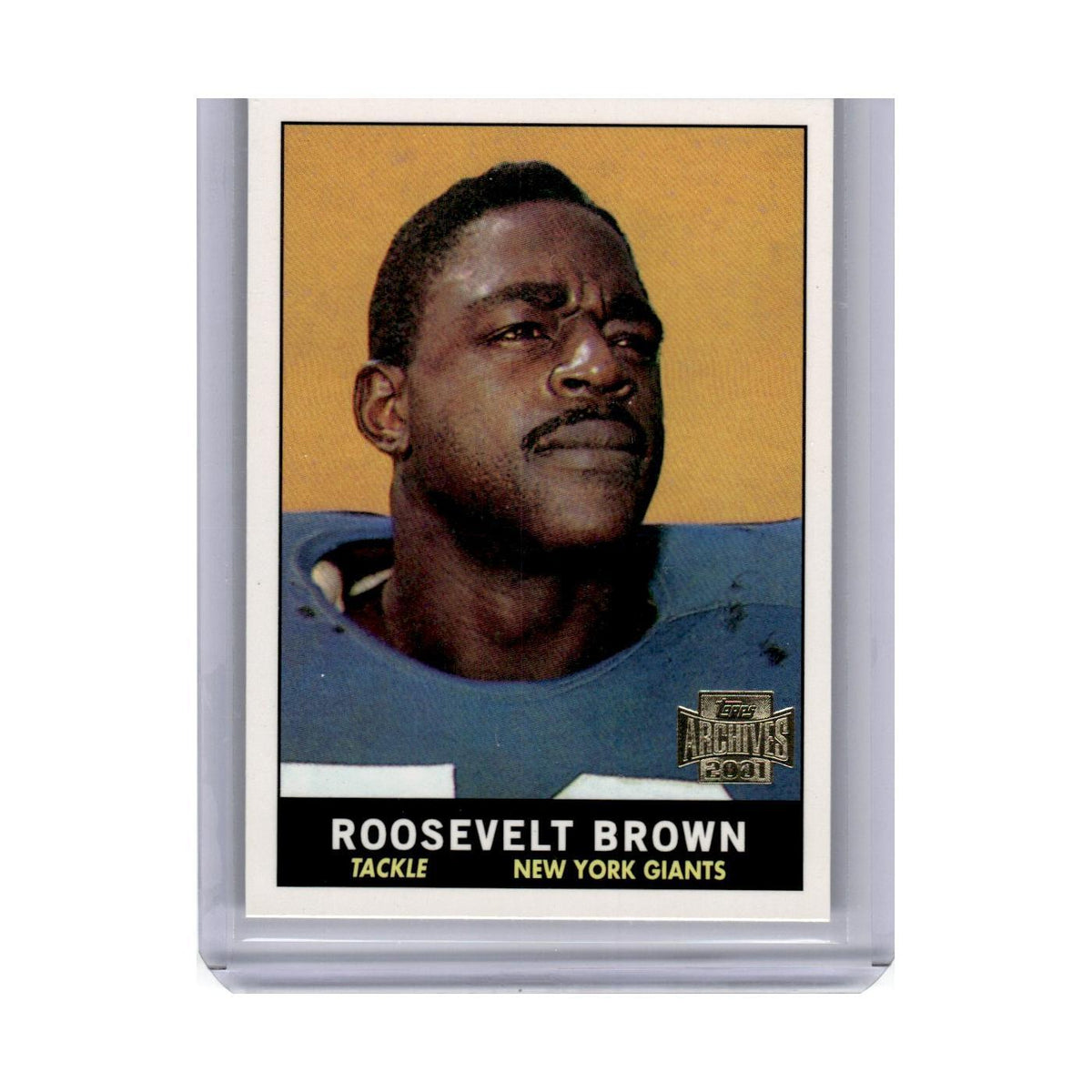 2001 Topps Archives Roosevelt Brown Giants #88