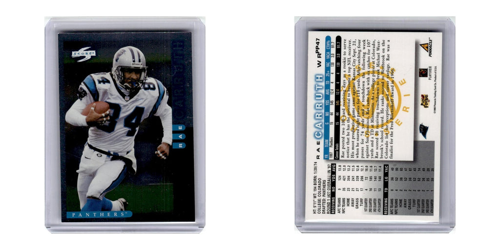 1998 Score Rae Carruth Panthers #PP47