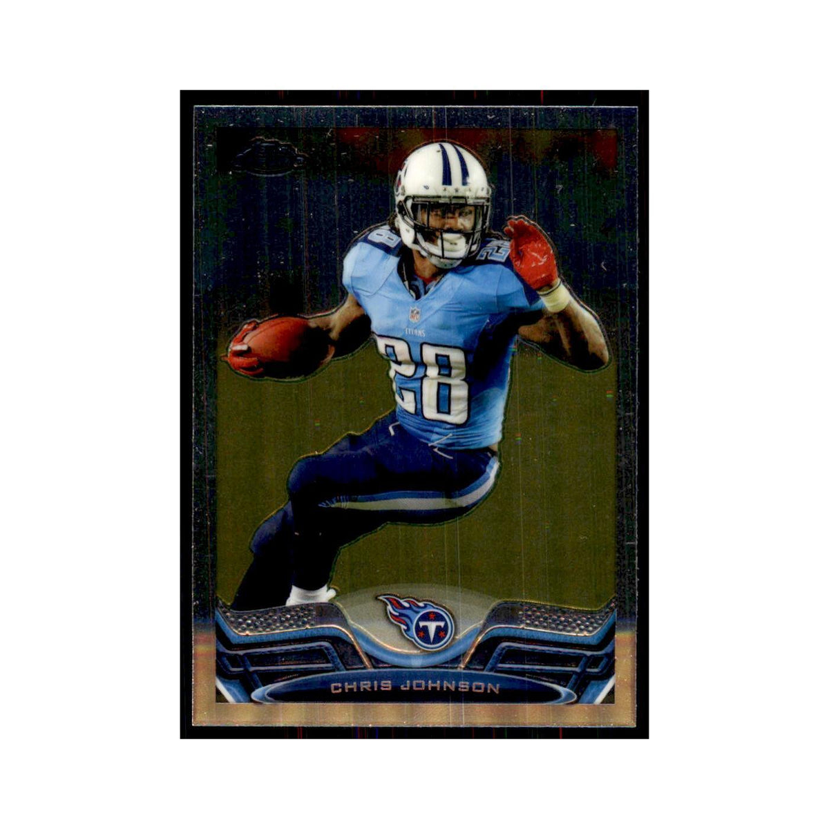 2013 Topps Chrome Chris Johnson Football Cards #184