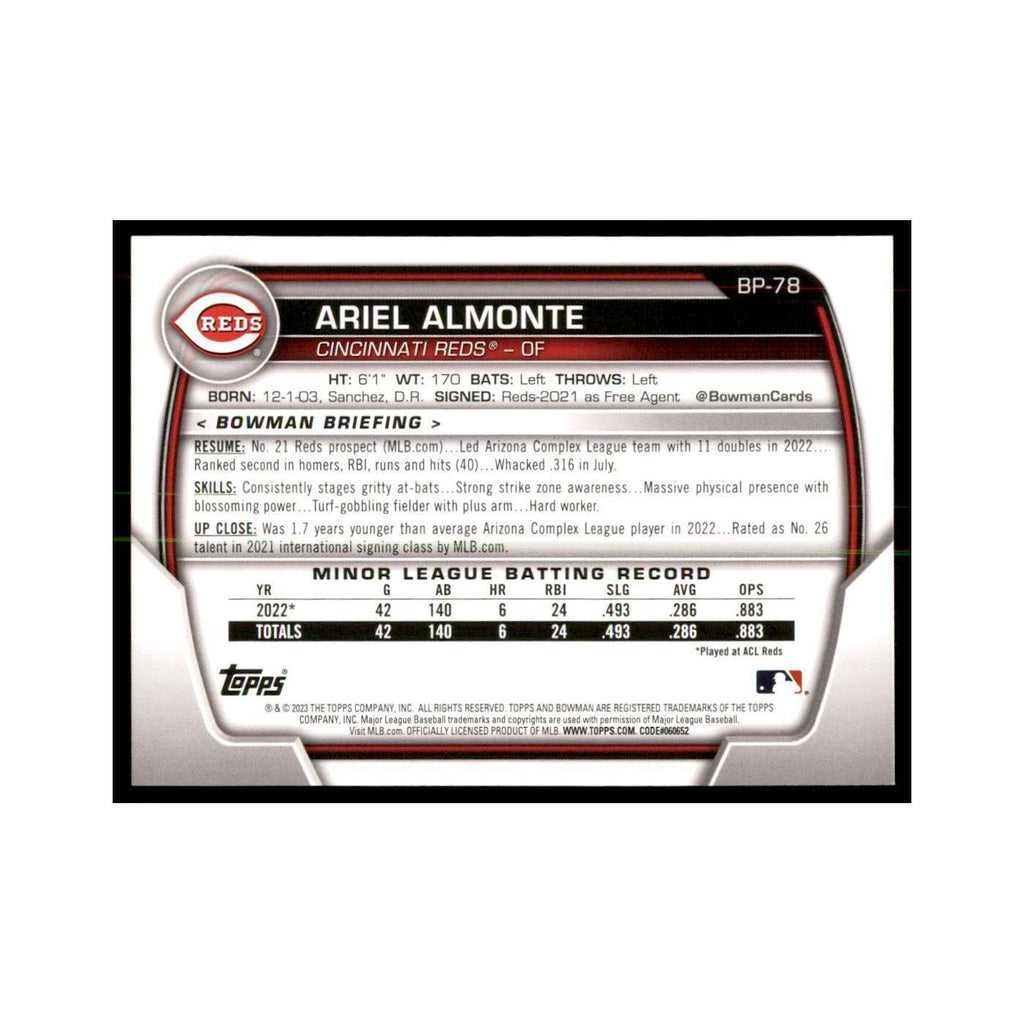 2023 Bowman Ariel Almonte Bowman 1st Baseball Cards #BP-78