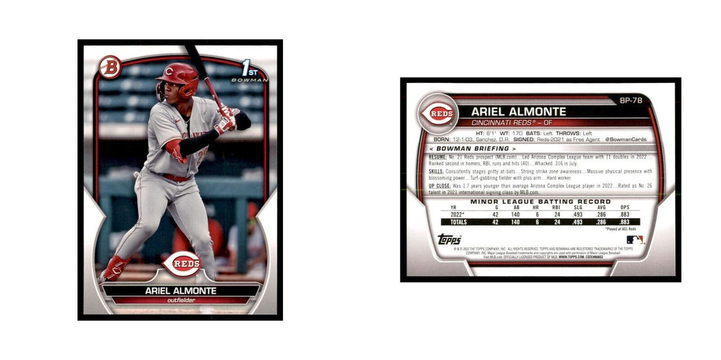 2023 Bowman Ariel Almonte Bowman 1st Baseball Cards #BP-78