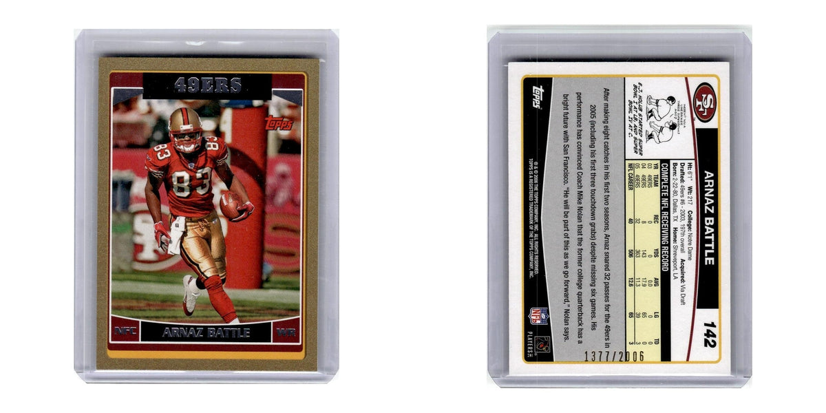 2006 Topps Arnaz Battle 1377/2006 49ers #142
