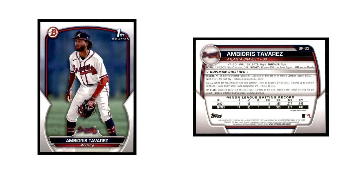 2023 Bowman Ambioris Tavarez Bowman 1st Baseball Cards #BP-33