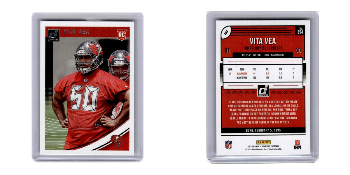 2018 Donruss Vita Vea Buccaneers #354