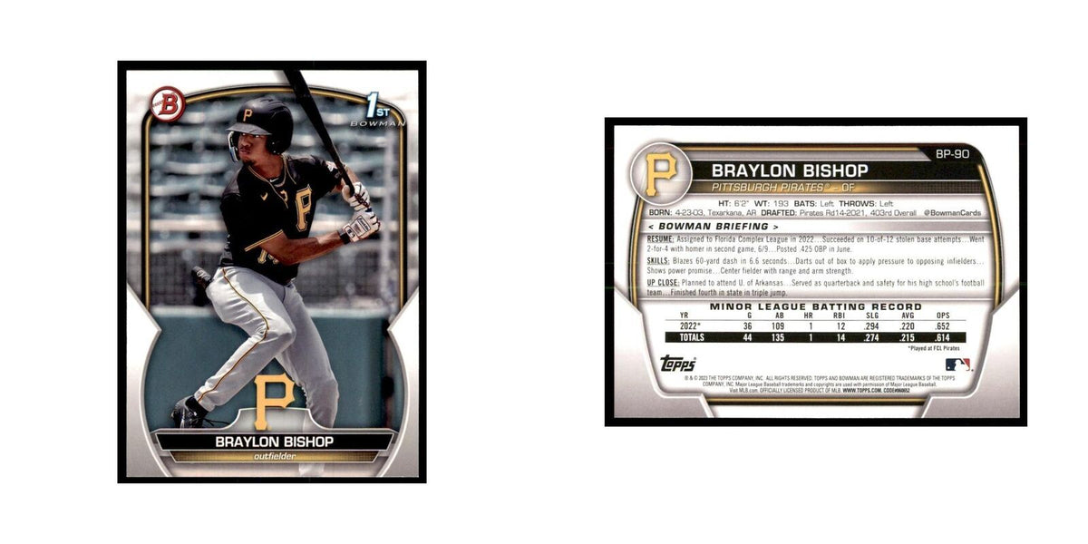 2023 Bowman Braylon Bishop Bowman 1st Baseball Cards #BP-90