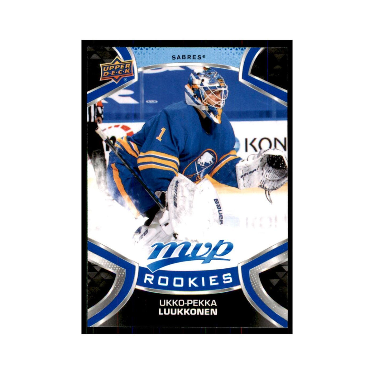 Ukko-Pekka Luukkonen Rookie 2021 Upper Deck MVP #241 Hockey Cards Hockey Card NM