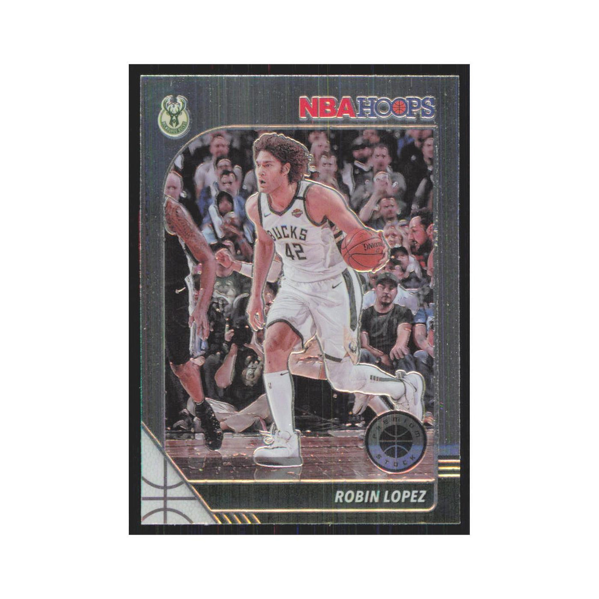 Robin Lopez 2019 NBA Hoops Premium #31 Milwaukee Bucks Basketball Card NM