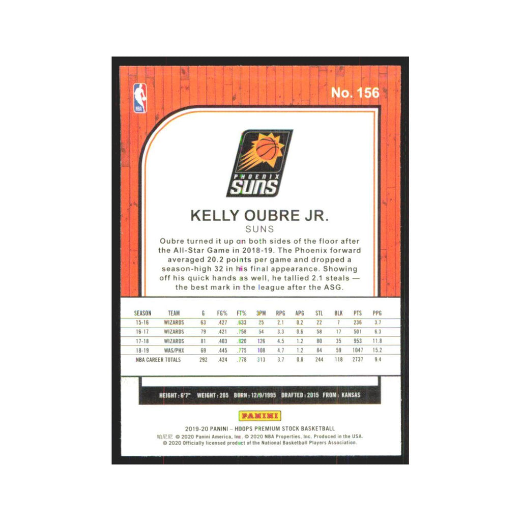 Kelly Oubre Jr. 2019 NBA Hoops Premium #156 Phoenix Suns Basketball Card NM
