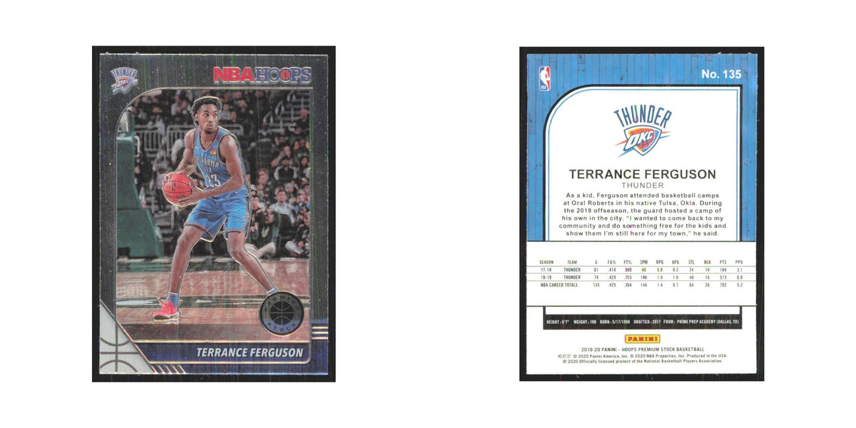 Terrance Ferguson 2019 NBA Hoops Premium #135 Oklahoma City Thunder NM