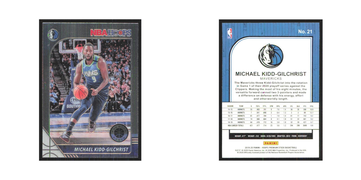 Michael Kidd-Gilchrist 2019 NBA Hoops Premium #21 Dallas Mavericks NM