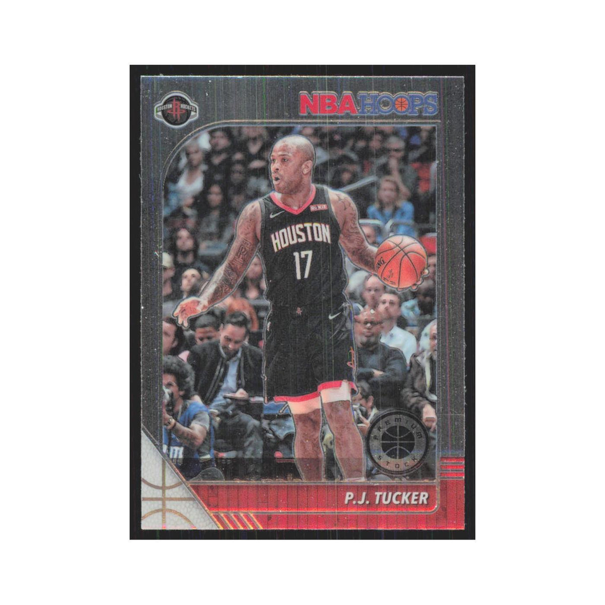 P.J. Tucker 2019 NBA Hoops Premium #70 Houston Rockets Basketball Card NM
