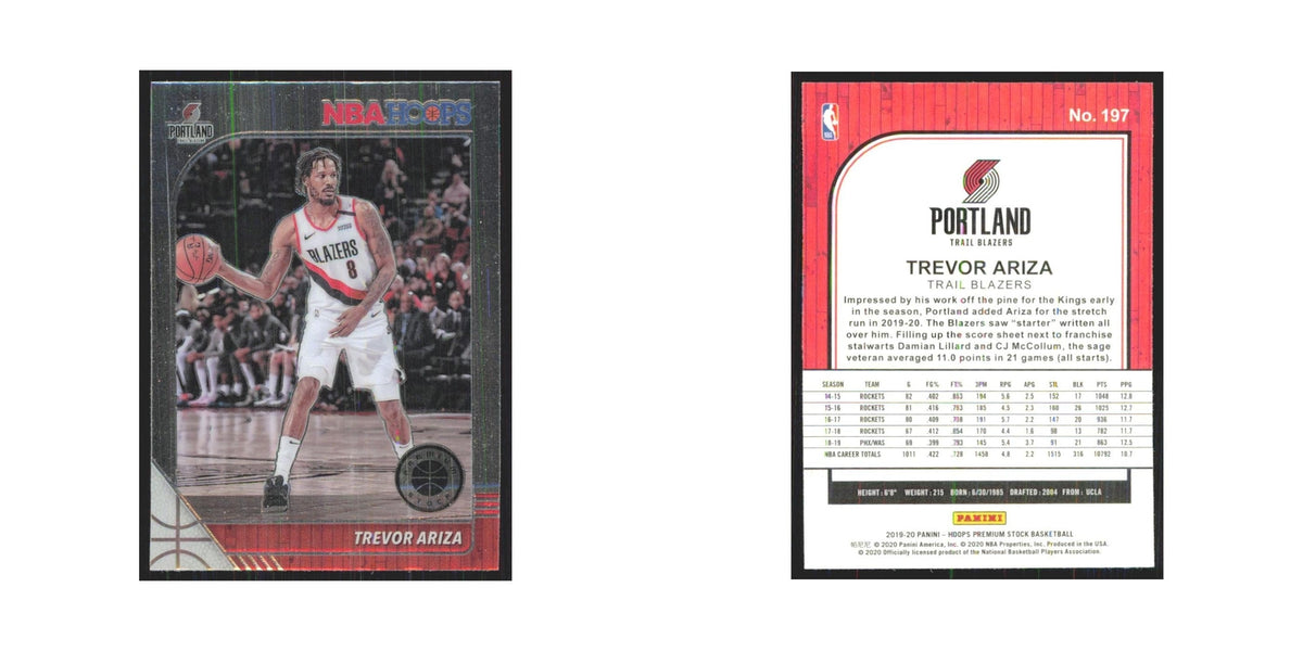 Trevor Ariza 2019 NBA Hoops Premium #197 Portland Trail Blazers NM