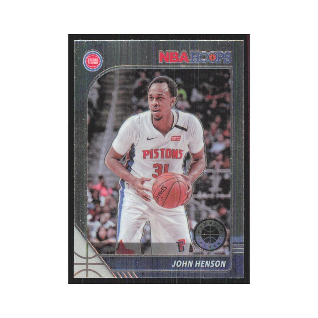 John Henson 2019 NBA Hoops Premium #35 Detroit Pistons Basketball Card NM