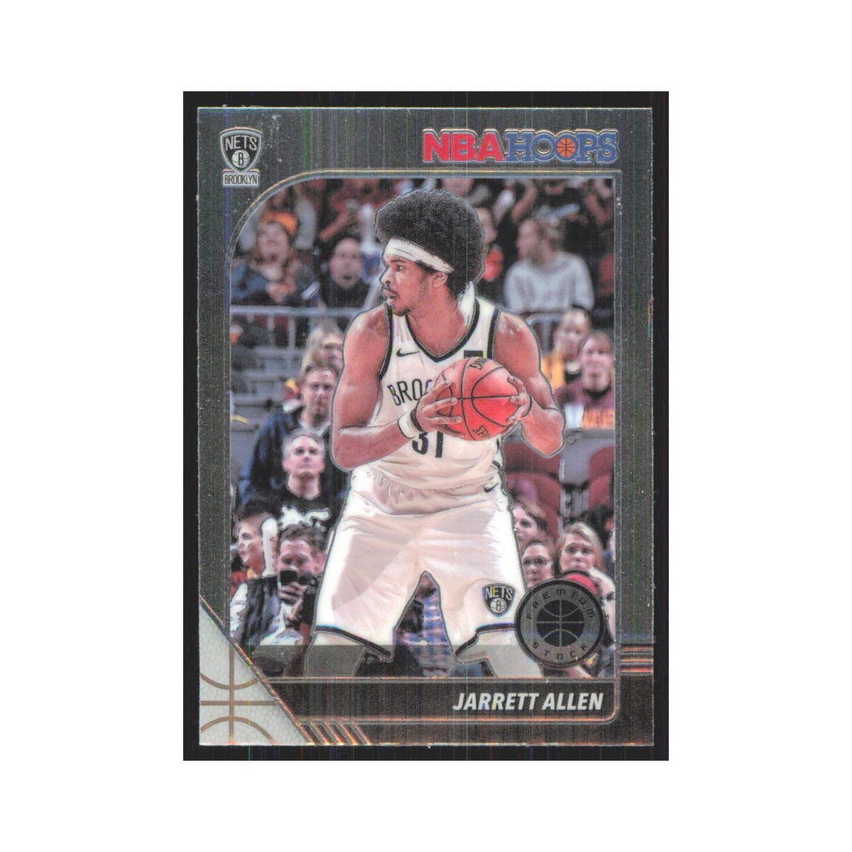 Jarrett Allen 2019 NBA Hoops Premium #12 Brooklyn Nets Basketball Card NM