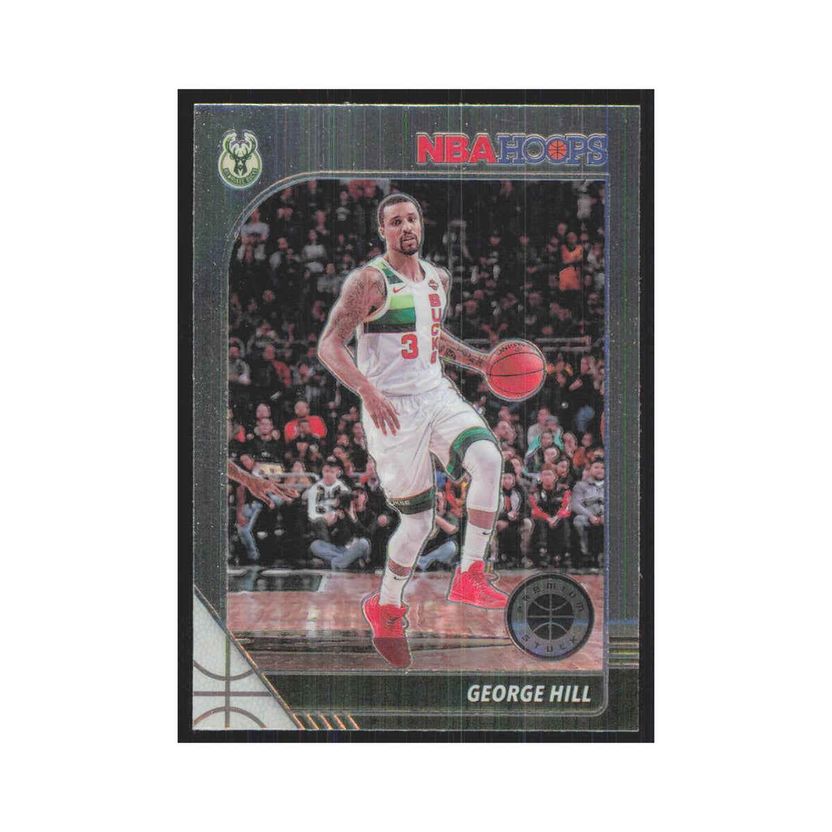 George Hill 2019 NBA Hoops Premium #93 Milwaukee Bucks Basketball Card NM