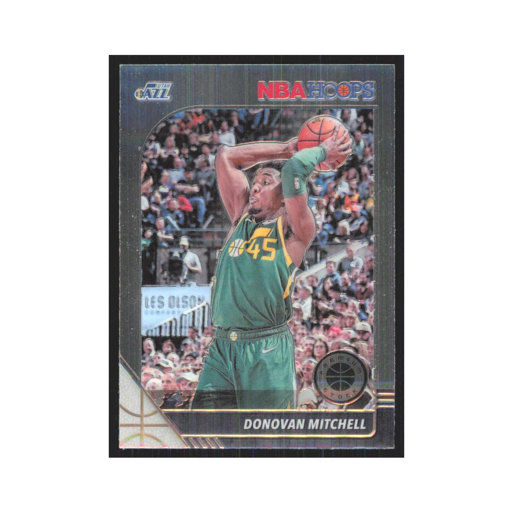 Donovan Mitchell 2019 NBA Hoops Premium #185 Utah Jazz Basketball Card NM
