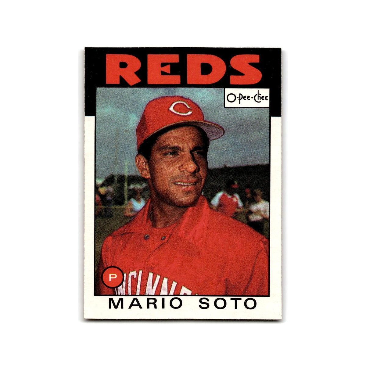 Mario Soto 1986 O-Pee-Chee #28 Cincinnati Reds Baseball Card NM