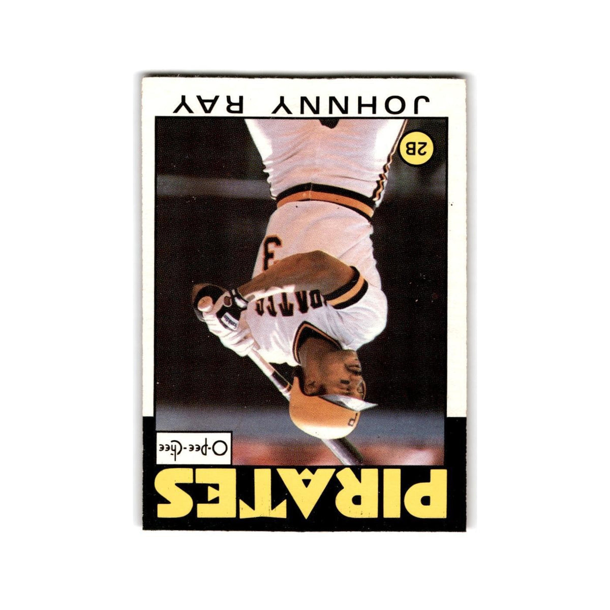 Johnny Ray 1986 O-Pee-Chee #37 Pittsburgh Pirates Baseball Card NM