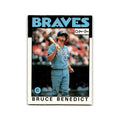 Bruce Benedict 1986 O-Pee-Chee #78 Atlanta Braves Baseball Card NM