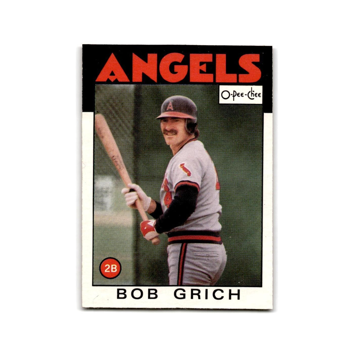 Bobby Grich 1986 O-Pee-Chee #155 California Angels Baseball Card NM