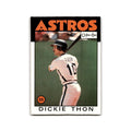 Dickie Thon 1986 O-Pee-Chee #166 Houston Astros Baseball Card NM