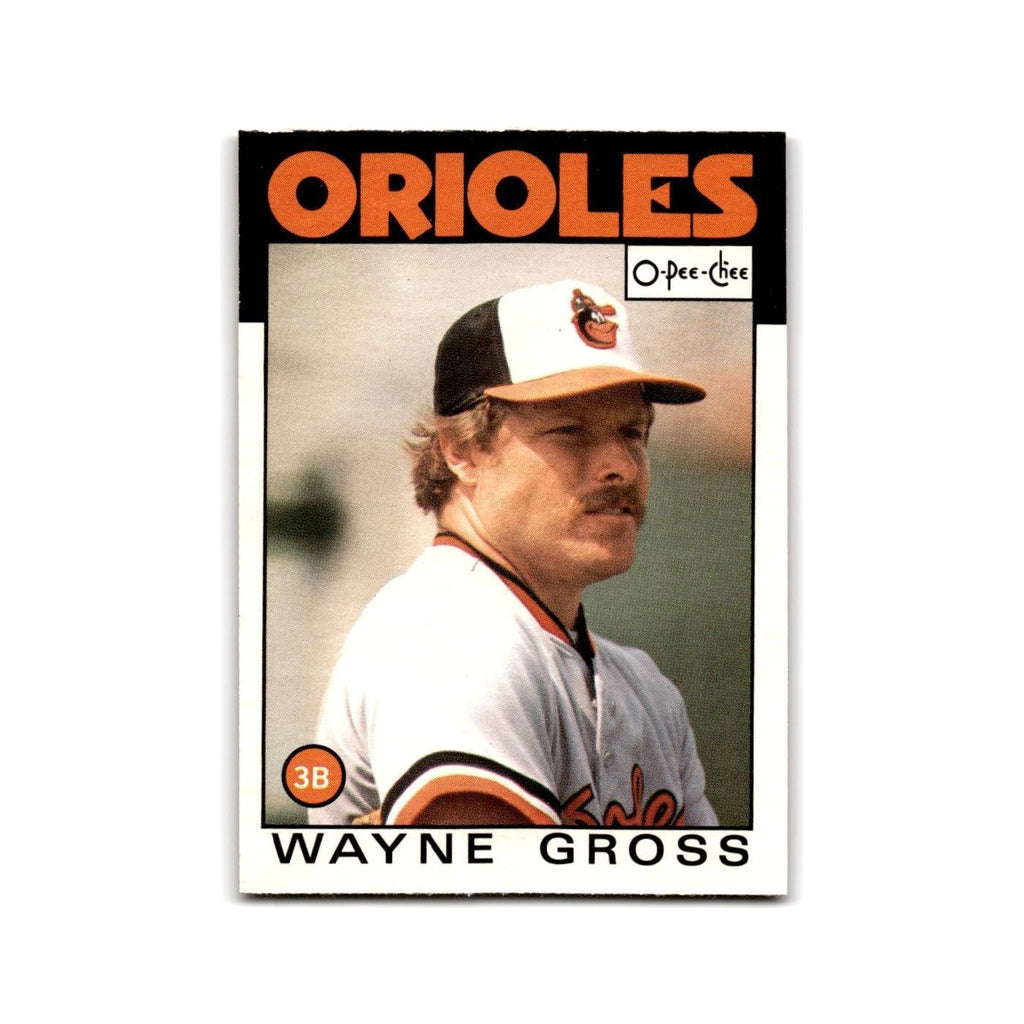 Wayne Gross 1986 O-Pee-Chee #173 Baltimore Orioles Baseball Card NM