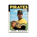 Jose DeLeon 1986 O-Pee-Chee #75 Pittsburgh Pirates Baseball Card NM