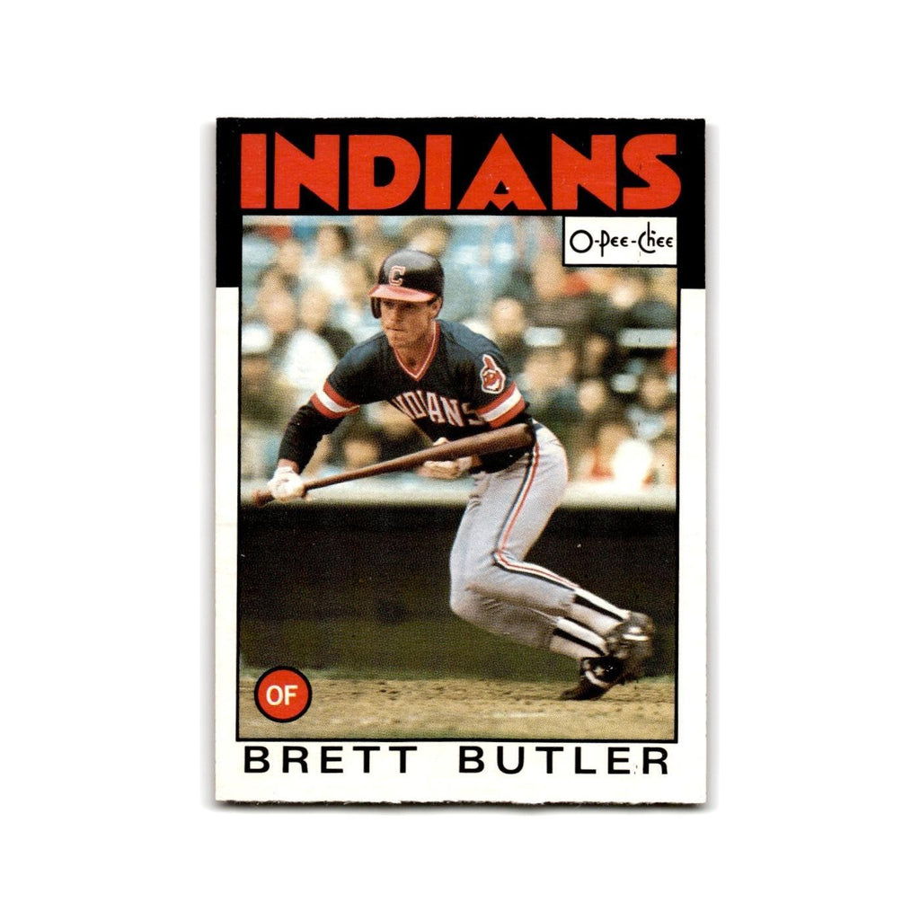 Brett Butler 1986 O-Pee-Chee #149 Cleveland Indians Baseball Card NM