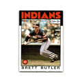 Brett Butler 1986 O-Pee-Chee #149 Cleveland Indians Baseball Card NM