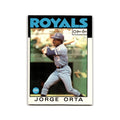 Jorge Orta 1986 O-Pee-Chee #44 Kansas City Royals Baseball Card NM
