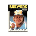 Jim Gantner 1986 O-Pee-Chee #51 Milwaukee Brewers Baseball Card NM