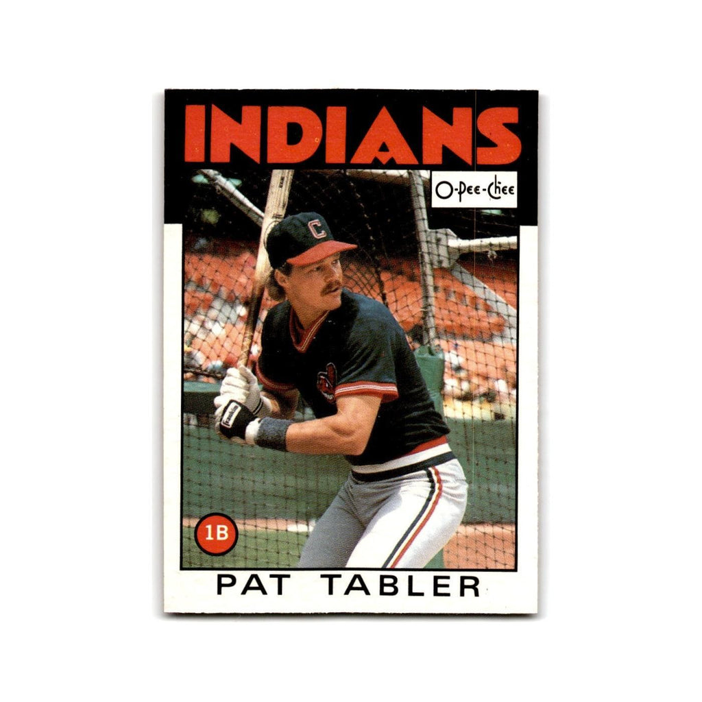 Pat Tabler 1986 O-Pee-Chee #66 Cleveland Indians Baseball Card NM