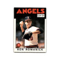 Ron Romanick 1986 O-Pee-Chee #76 California Angels Baseball Card NM