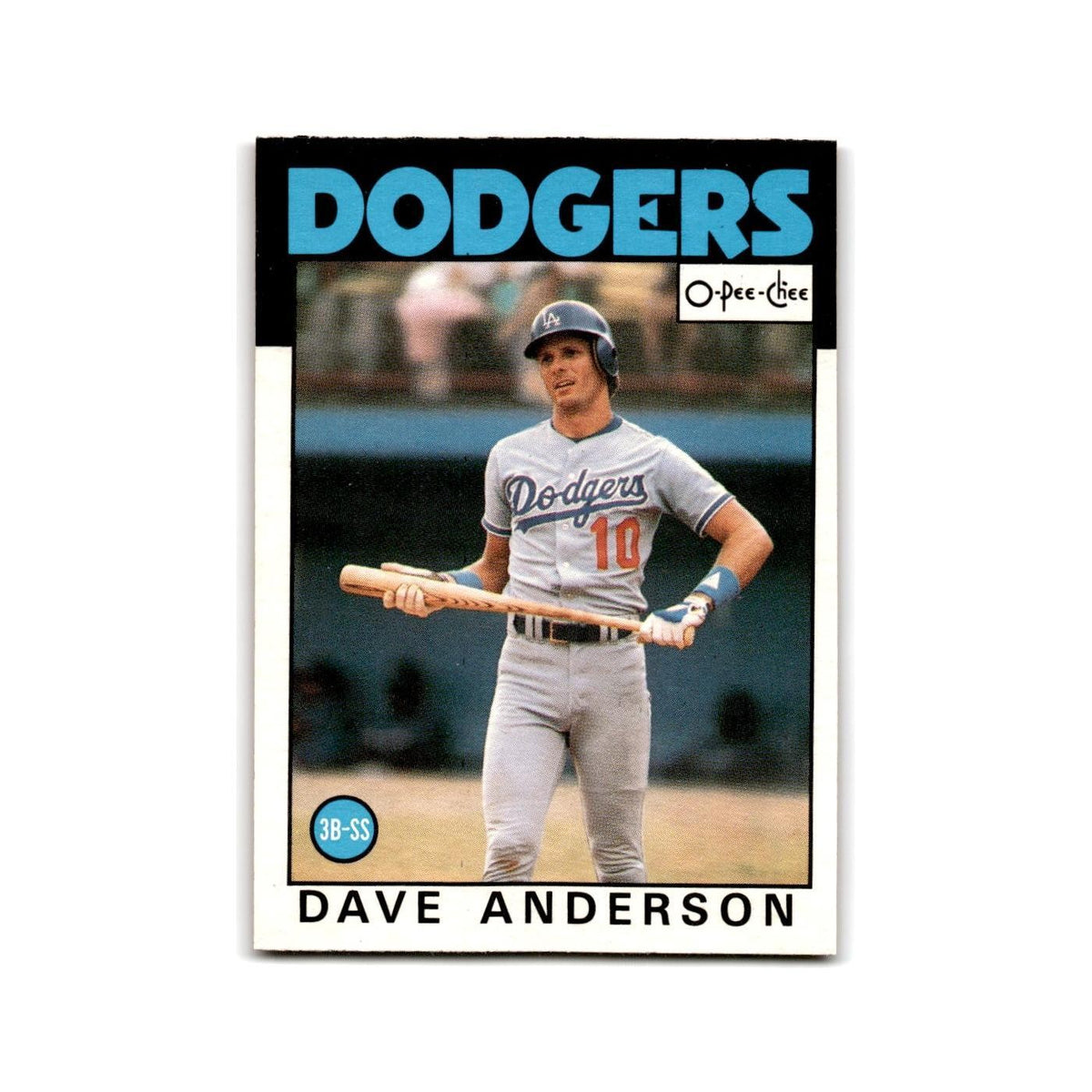Dave Anderson 1986 O-Pee-Chee #29 Los Angeles Dodgers Baseball Card NM