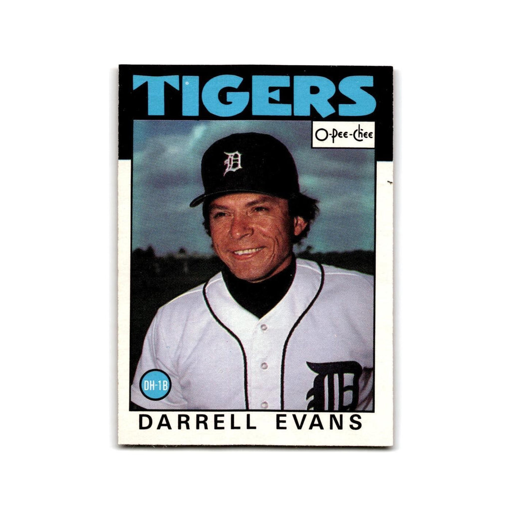 Darrell Evans 1986 O-Pee-Chee #103 Detroit Tigers Baseball Card NM