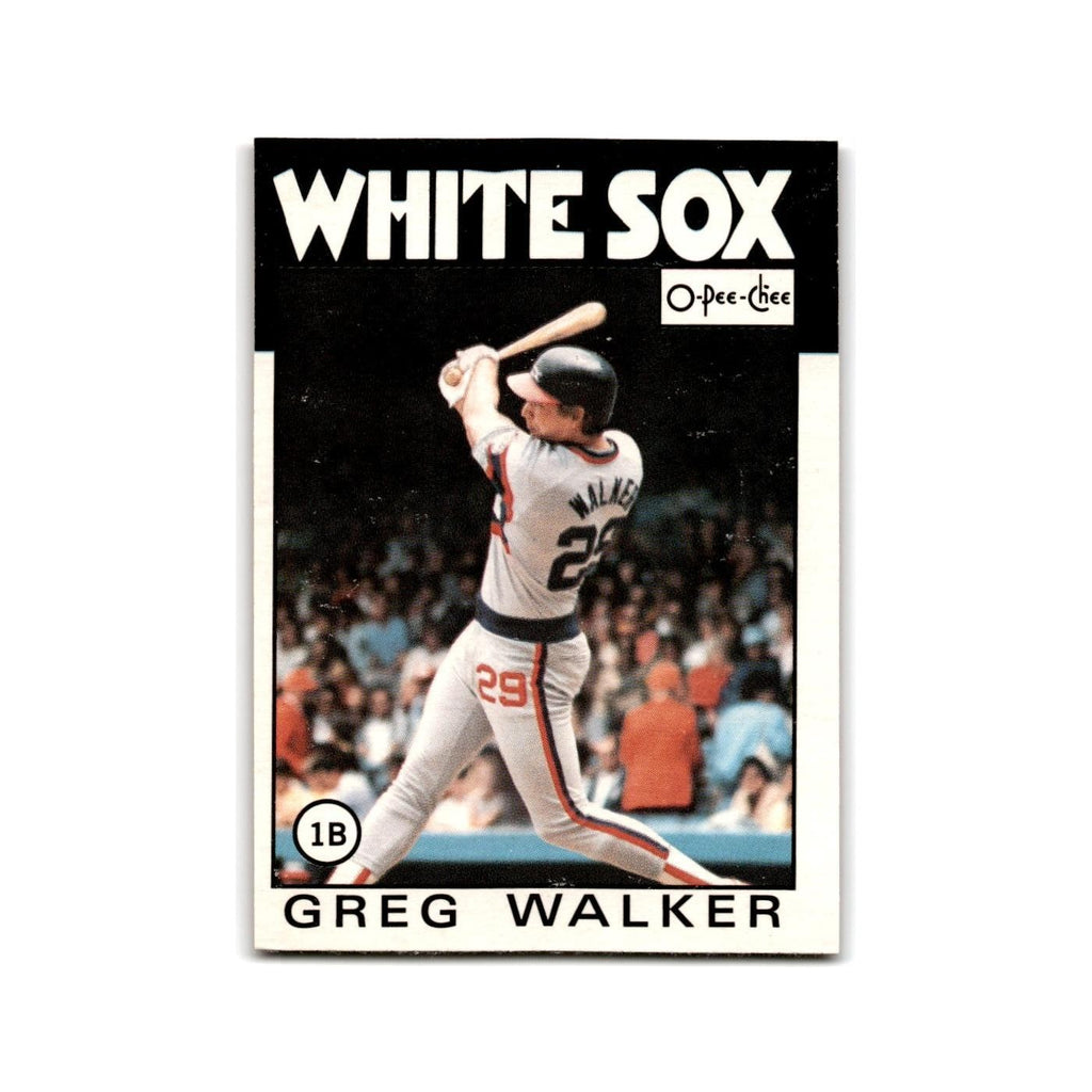 Greg Walker 1986 O-Pee-Chee #123 Chicago White Sox Baseball Card NM