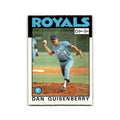Dan Quisenberry 1986 O-Pee-Chee #50 Kansas City Royals Baseball Card NM