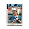 Ernie Whitt 1986 O-Pee-Chee #136 Toronto Blue Jays Baseball Card NM