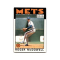Roger McDowell 1986 O-Pee-Chee #139 New York Mets Baseball Card NM