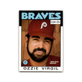 Ozzie Virgil 1986 O-Pee-Chee #95 Atlanta Braves Baseball Card NM