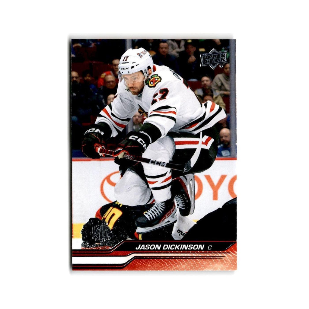 2023 Upper Deck Jason Dickinson Chicago Blackhawks #289