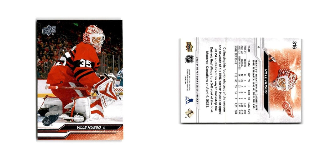 2023 Upper Deck Ville Husso Detroit Red Wings #316