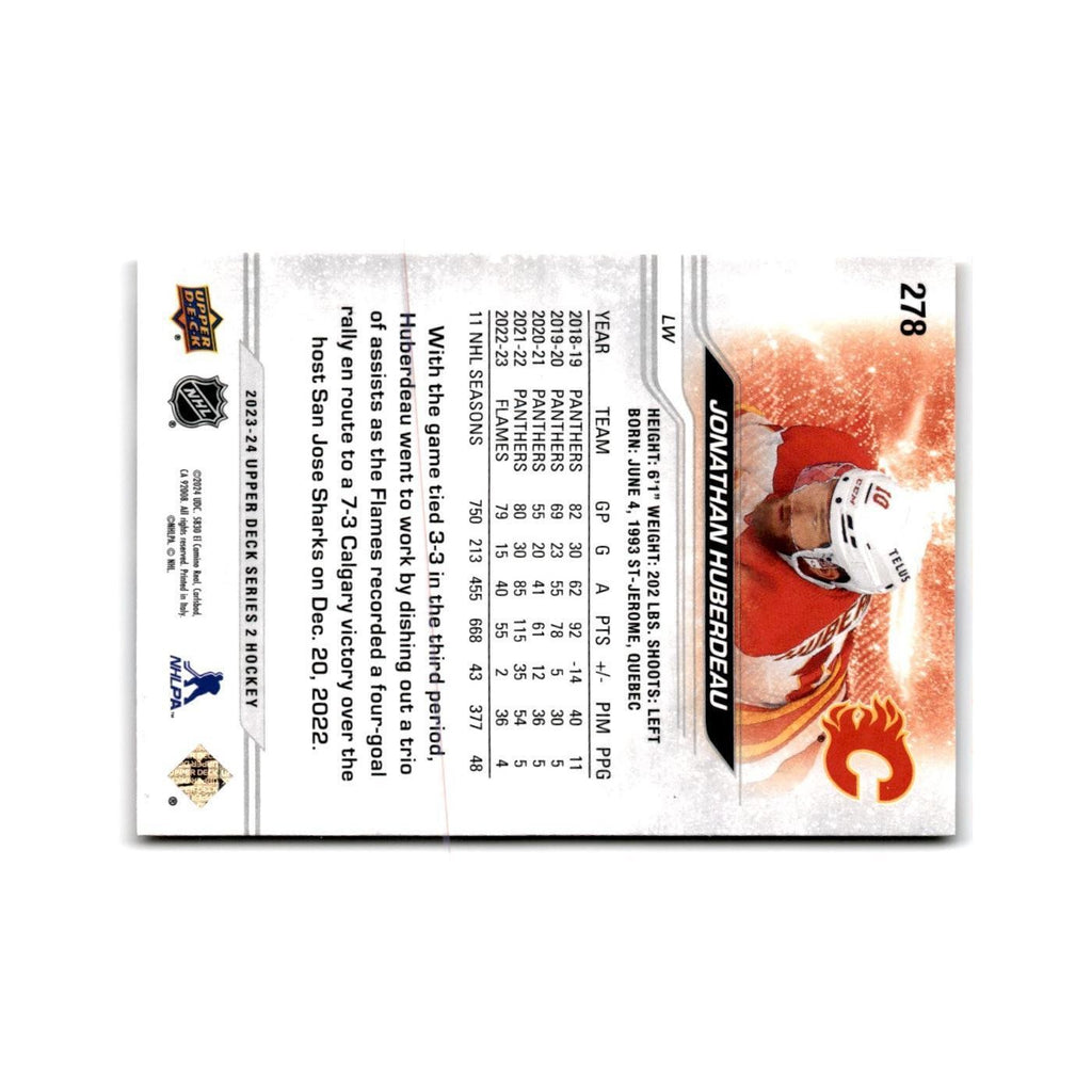 2023 Upper Deck Jonathan Huberdeau Calgary Flames #278
