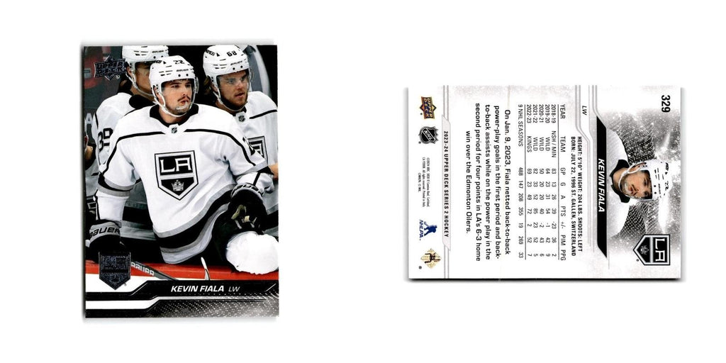 2023 Upper Deck Kevin Fiala Los Angeles Kings #329