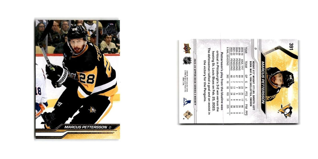 2023 Upper Deck Marcus Pettersson Pittsburgh Penguins #391