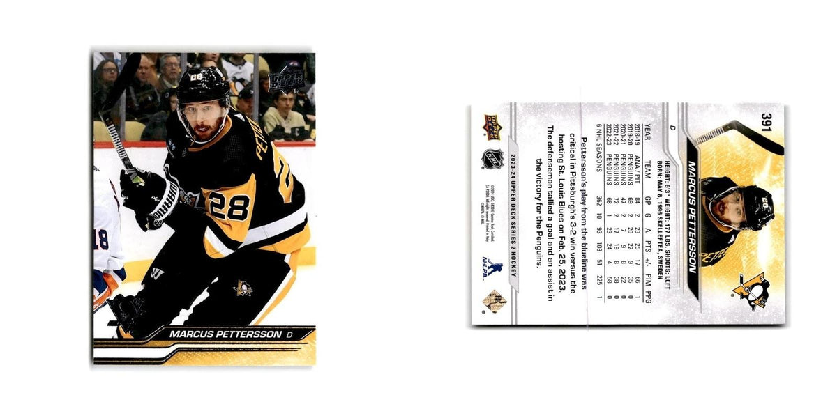 2023 Upper Deck Marcus Pettersson Pittsburgh Penguins #391
