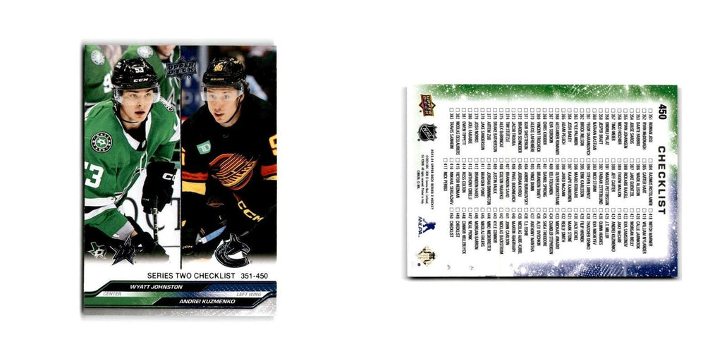 2023 Wyatt Johnston / Andrei Kuzmenko Dallas Stars / Vancouver Canucks