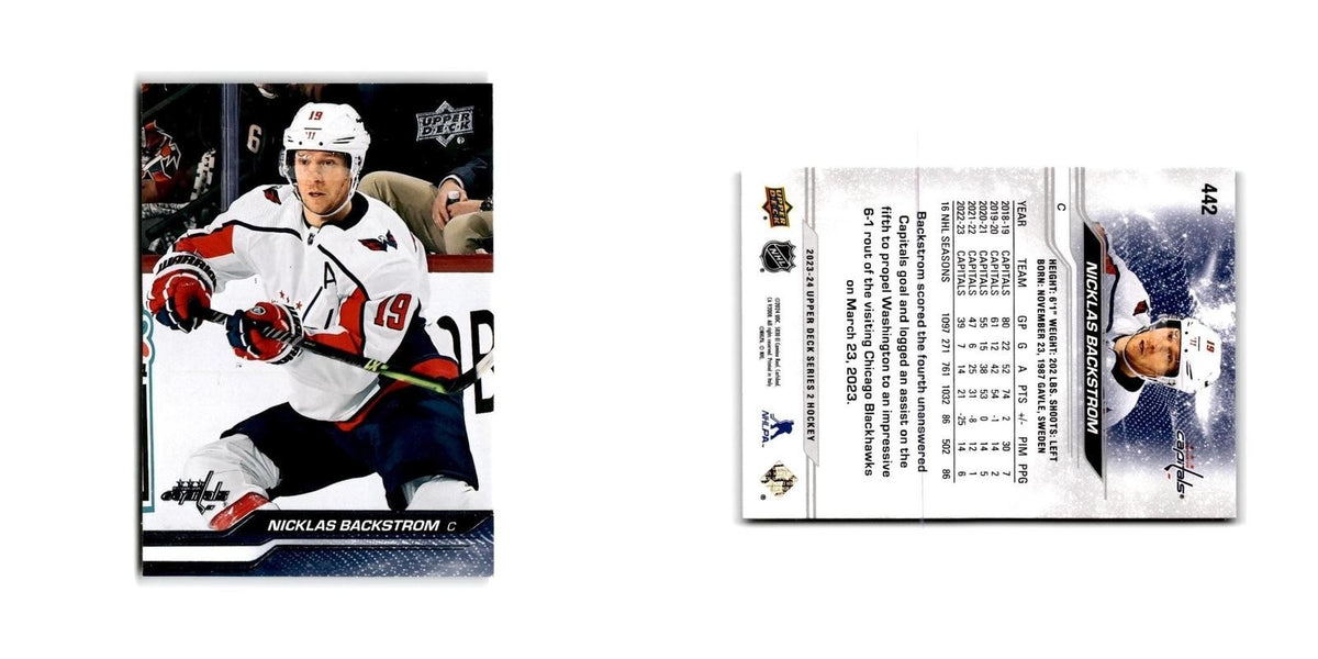 2023 Upper Deck Nicklas Backstrom Washington Capitals #442