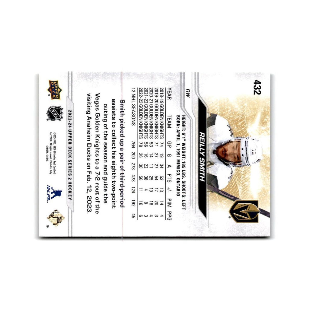 2023 Upper Deck Reilly Smith Vegas Golden Knights #432